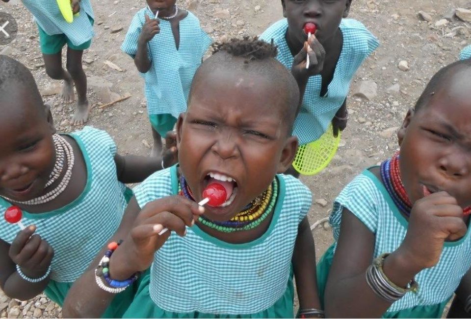 niños Turkana, Kenia