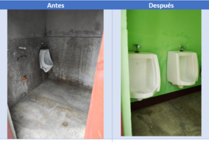 Baños escolares rurales Guatemala