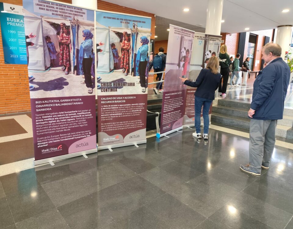 Exposición Yazidies UPV Vitoria